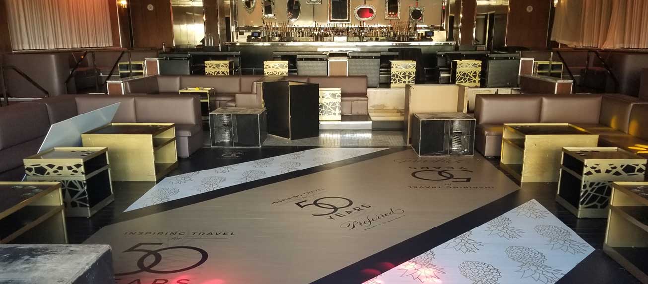 Venue Branding | Nightclub Venue Branding Wraps | Sheets DMC