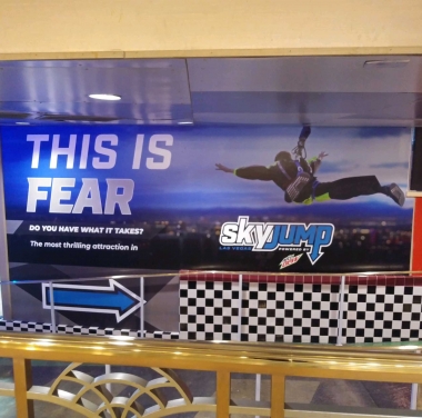 Venue Branding Wall Wrap Skyjump